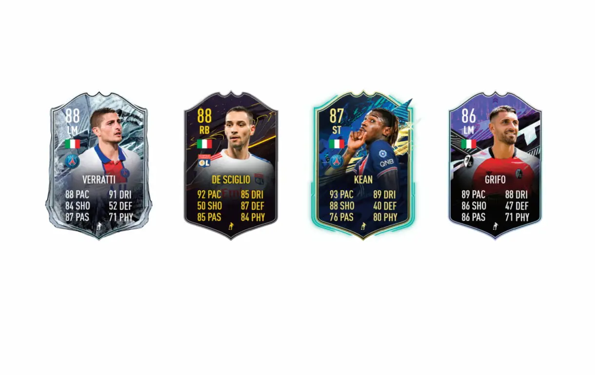 Links naranjas de Immobile TOTS. FIFA 21 Ultimate Team