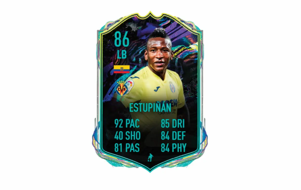Links naranjas de Caicedo TOTS Moments. FIFA 21 Ultimate Team
