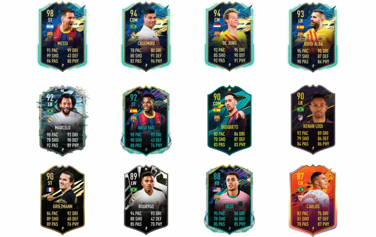 Links verdes de Coutinho Flashback. FIFA 21 Ultimate Team