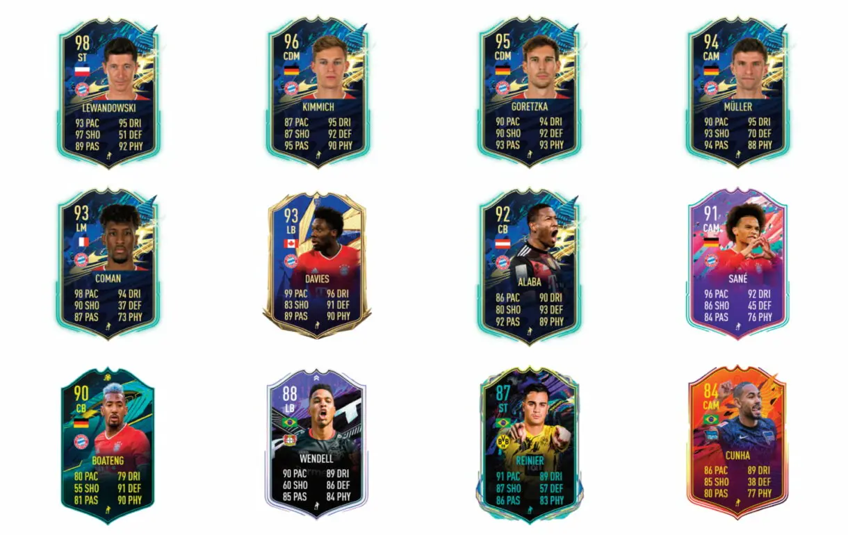 Links verdes de Douglas Costa Flashback. FIFA 21 Ultimate Team.