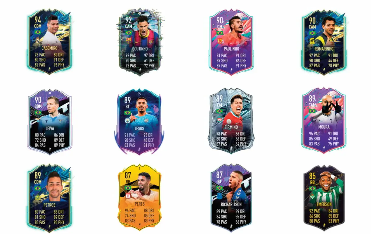 Links naranjas de Douglas Costa Flashback. FIFA 21 Ultimate Team.