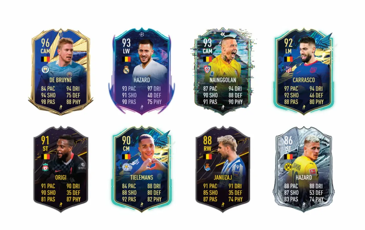 Links naranjas de Fellaini TOTS. FIFA 21 Ultimate Team