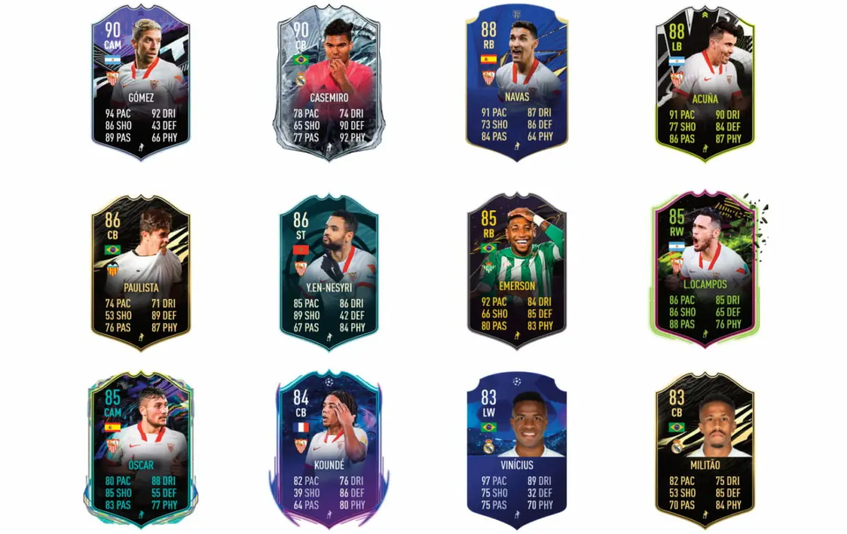FIFA 21 Ultimate Team Fernando Reges POTM de la Liga Santander links verdes
