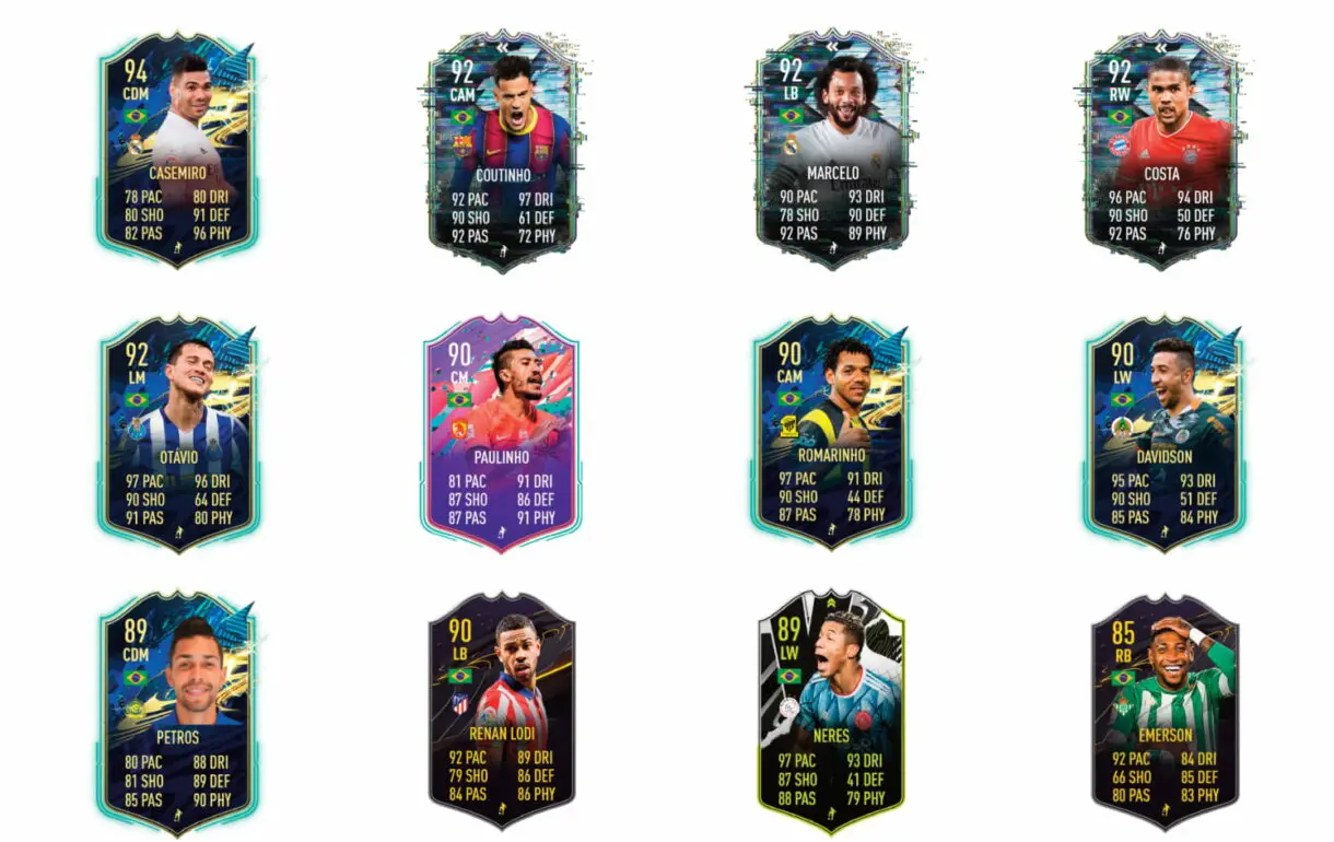 Links naranjas de Fred Showdown. FIFA 21 Ultimate Team

