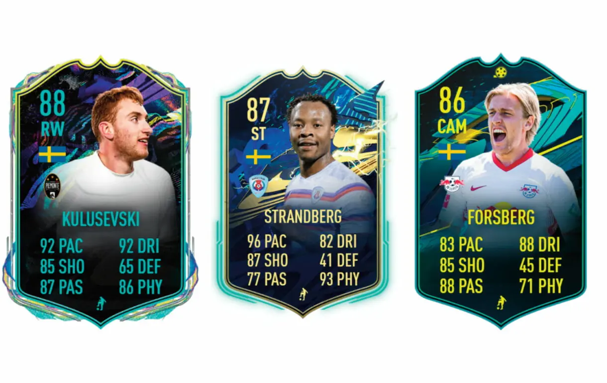 FIFA 21 Ultimate Team links naranjas de Alexander Isak TOTS análisis carta gratuita Liga Santander