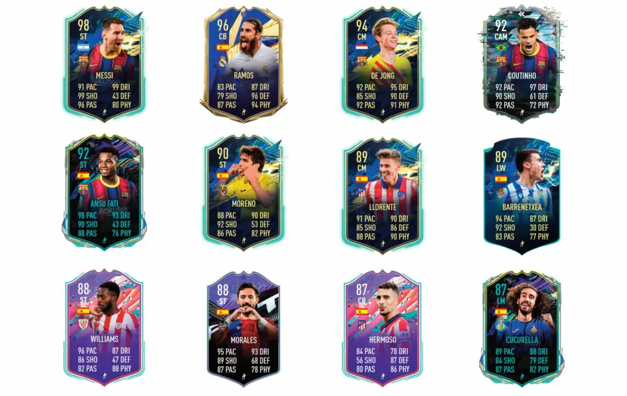 Links verdes de Jordi Alba TOTS. FIFA 21 Ultimate Team