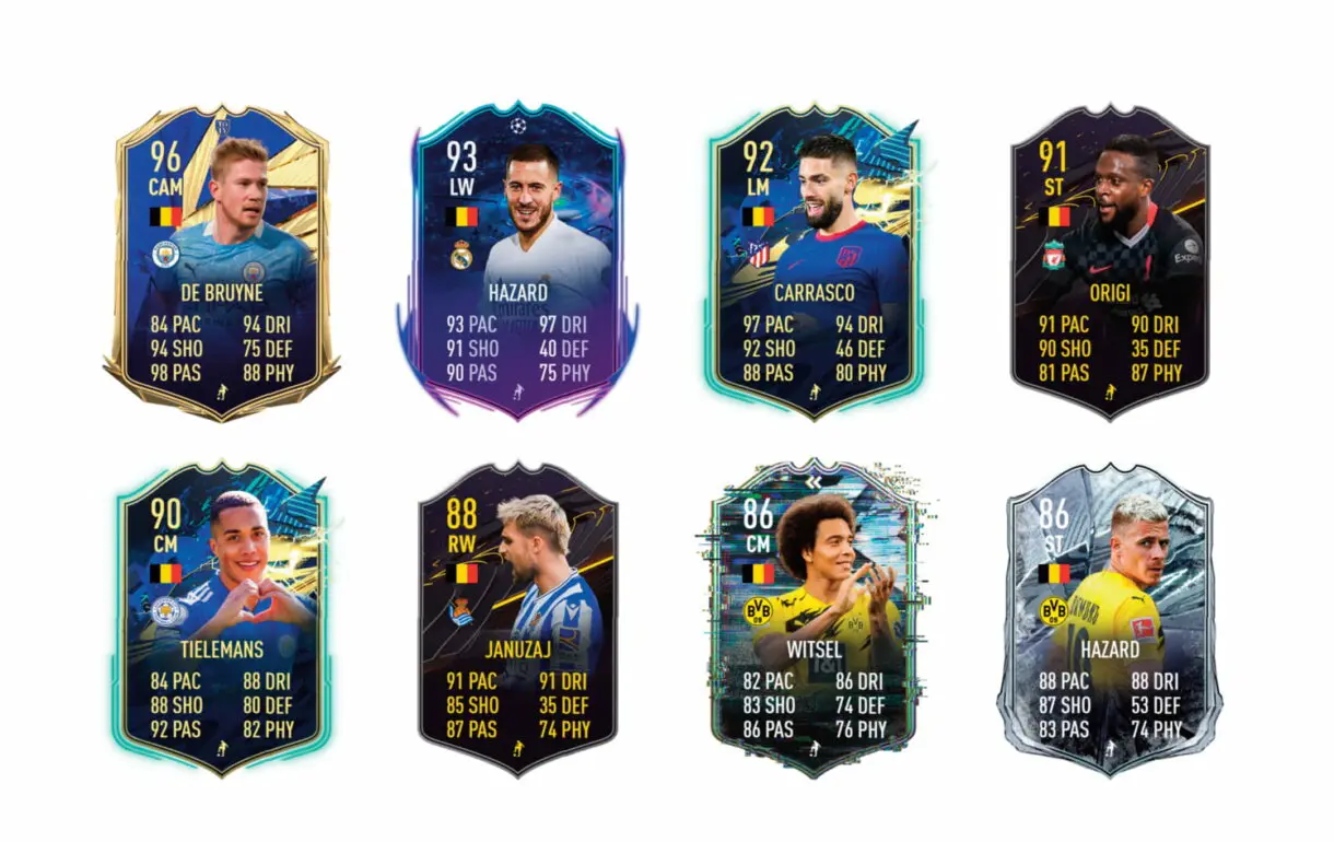 Links naranjas de Nainggolan Flashback. FIFA 21 Ultimate Team