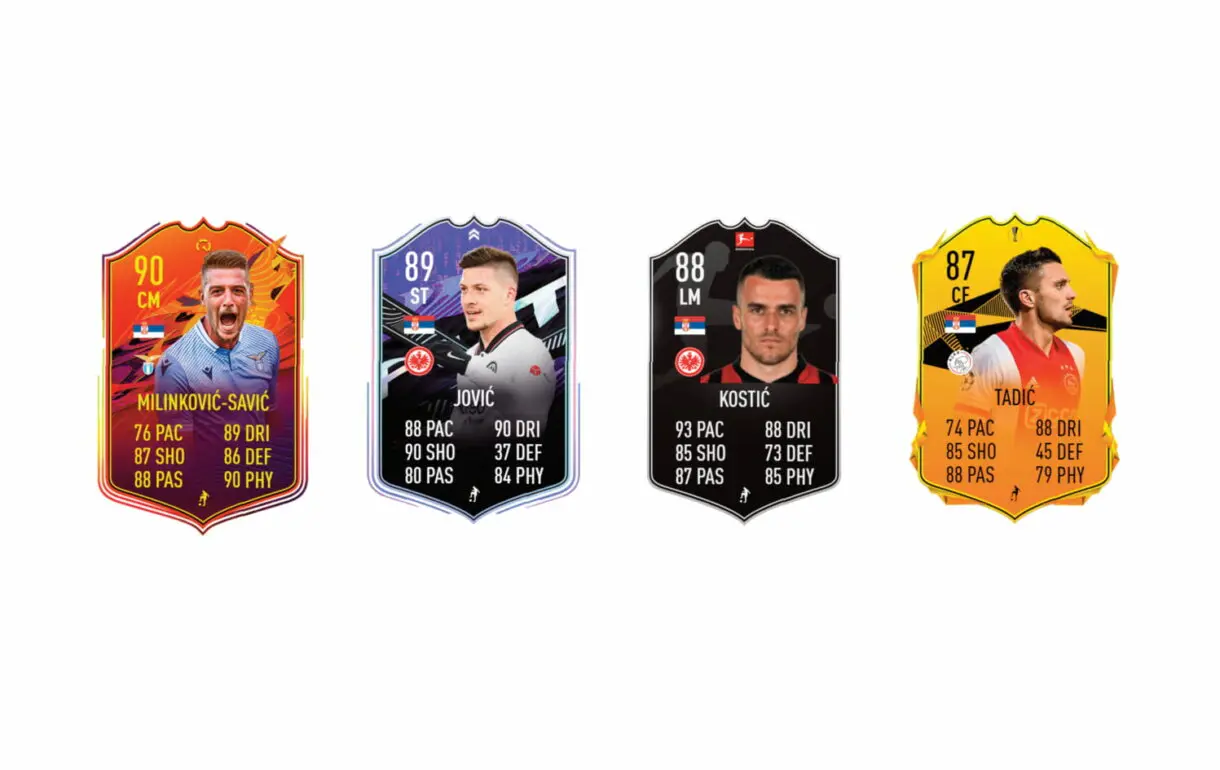 Links naranjas de de Racic TOTS Moments. FIFA 21 Ultimate Team