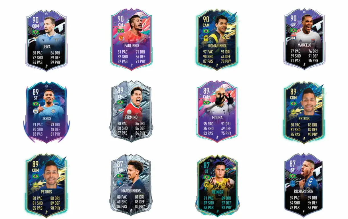 Links naranjas de Rodrygo Showdown.  FIFA 21 Ultimate Team
