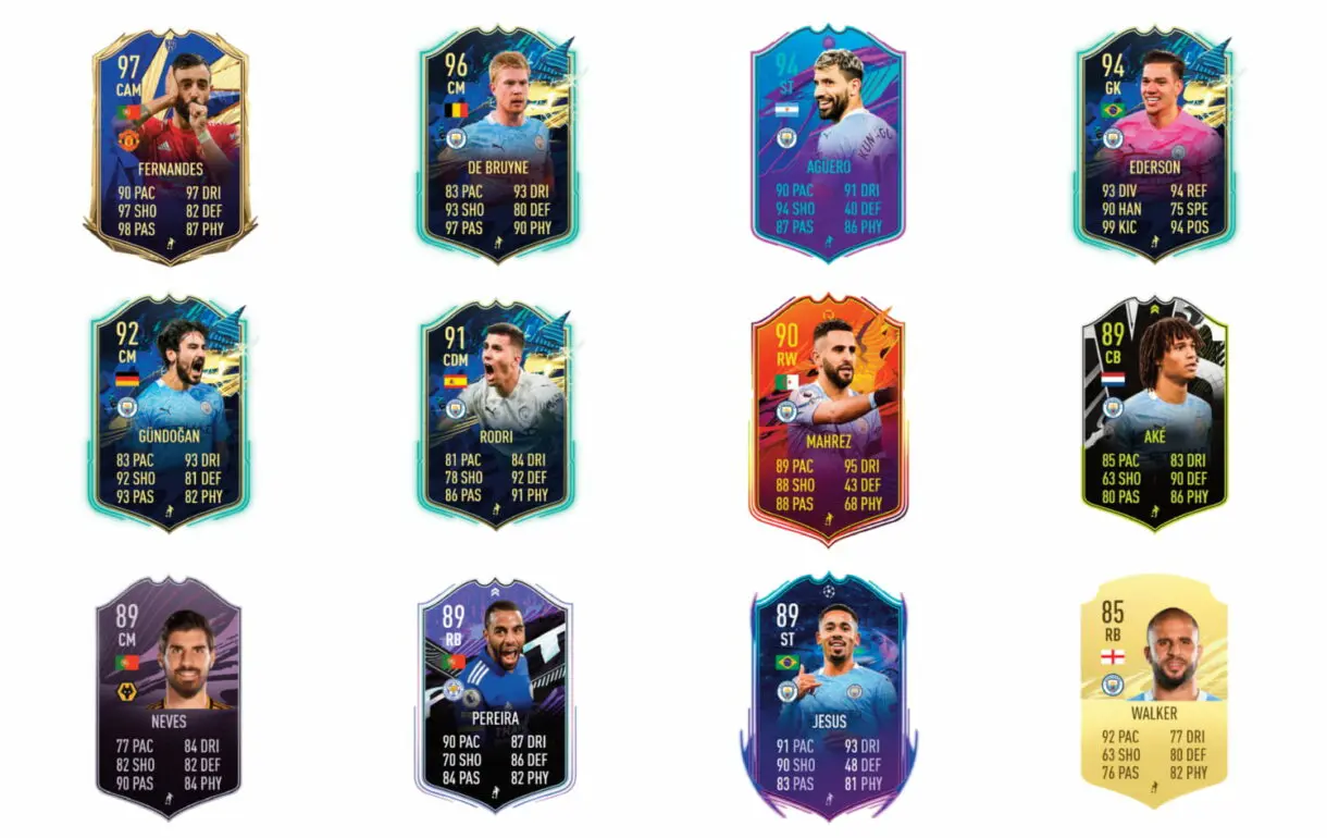 FIFA 21 Ultimate Team links verdes de Rúben Dias TOTS