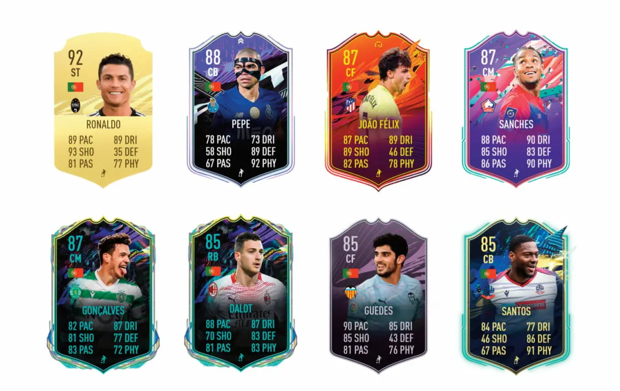 FIFA 21 Ultimate Team links naranjas de Rúben Dias TOTS