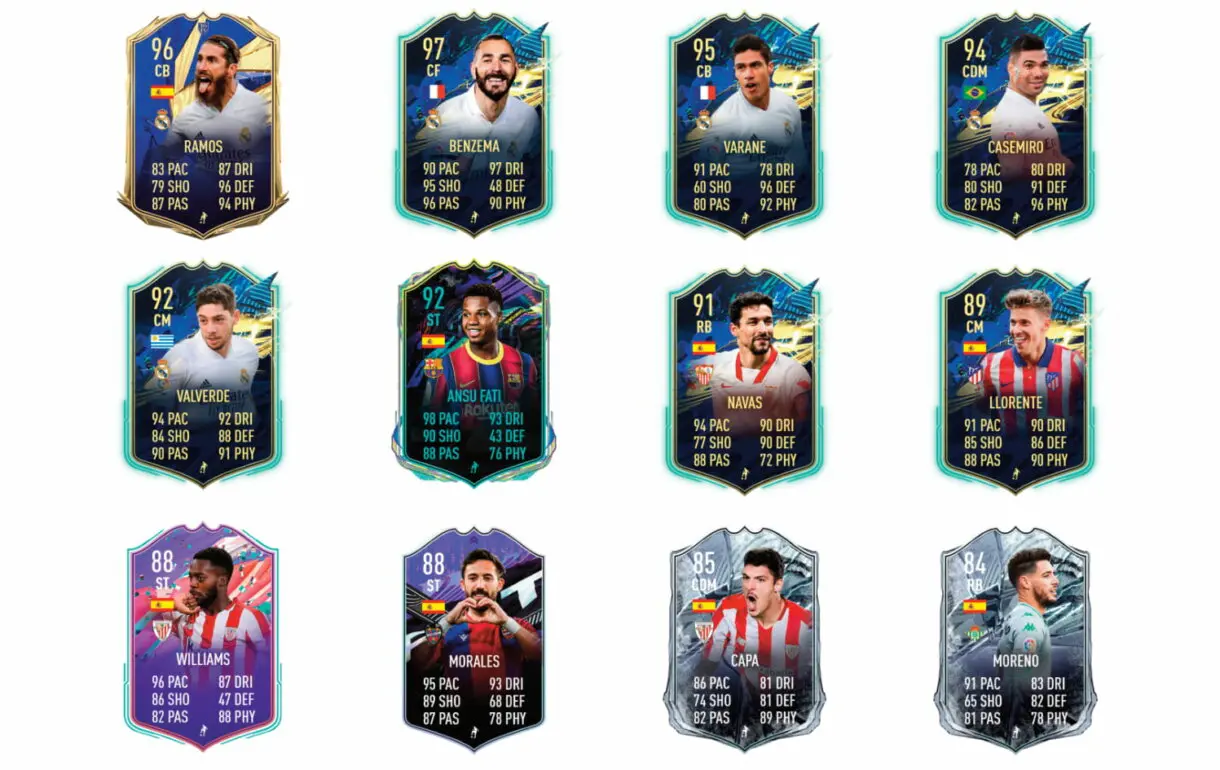 FIFA 21 Ultimate Team. Links verdes de Lucas Vázquez TOTS, el mejor MC calidad/precio de la Liga Santander