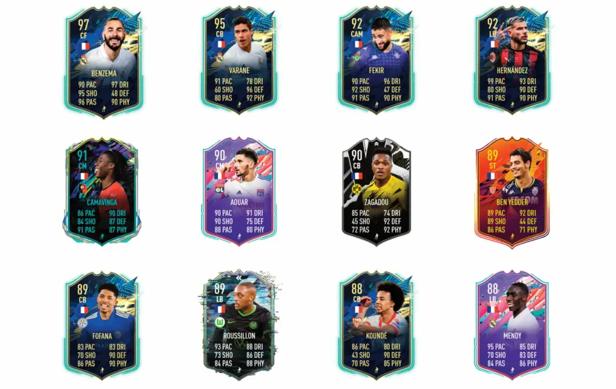 Links verdes de Vieira Prime. FIFA 21 Ultimate Team review Icon Swaps