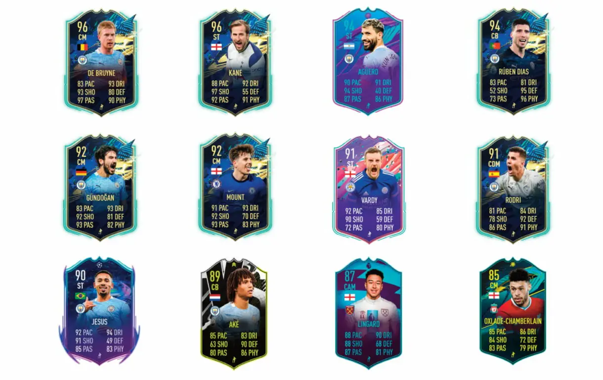 FIFA 21 Ultimate Team. Walker Showdown links verdes