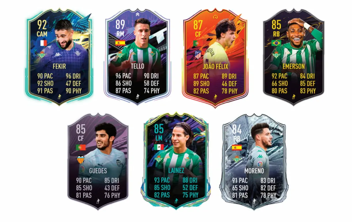 FIFA 21 Ultimate Team. William Carvalho TOTS Moments links verdes