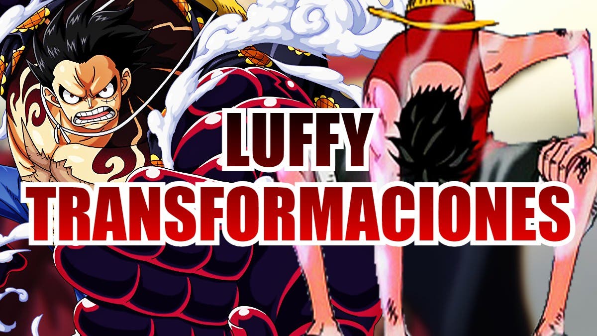 Estas son todas las transformaciones de Luffy en One Piece