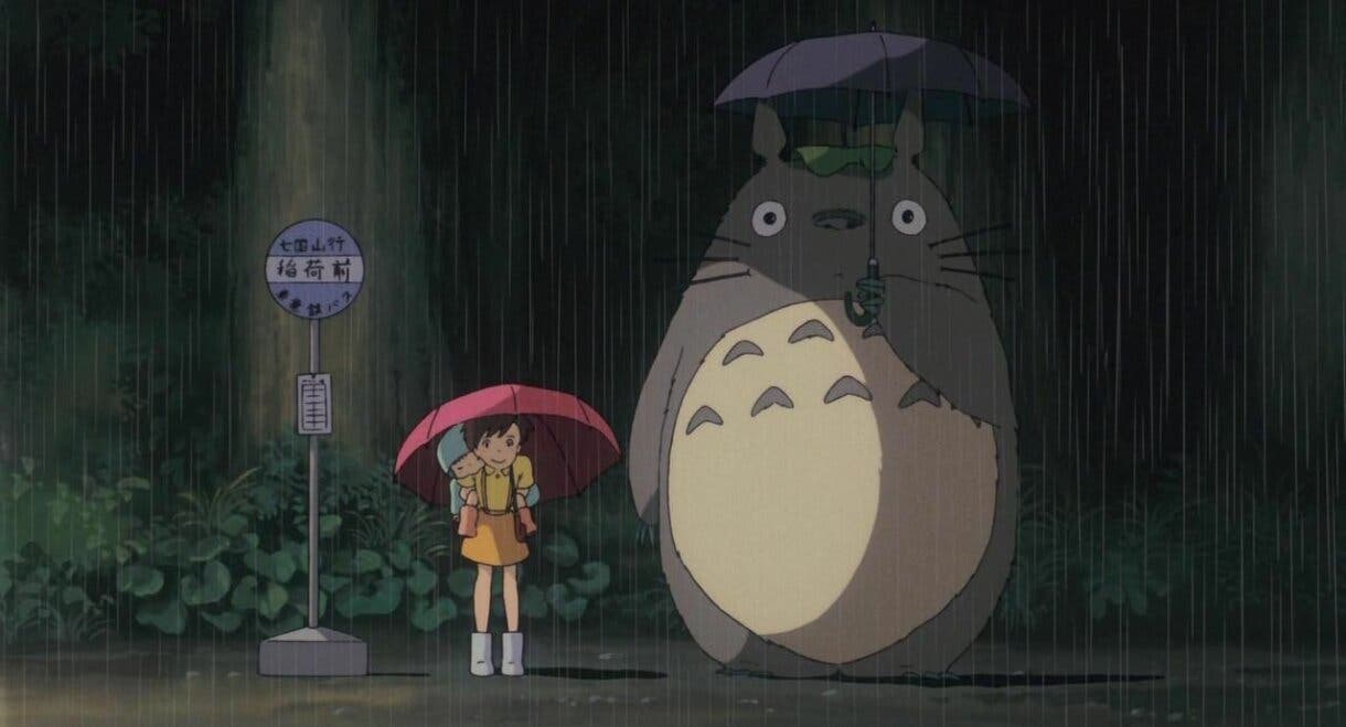 Mi Vecino Totoro lluvia