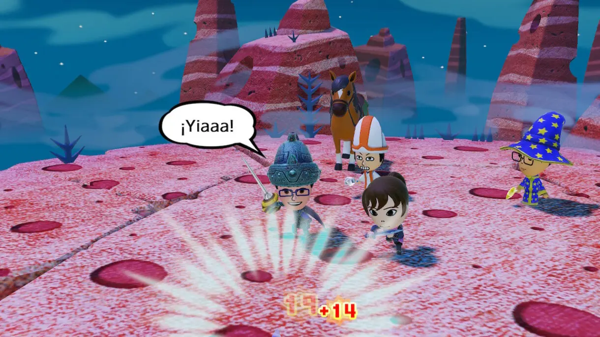 Miitopia ataque combinado
