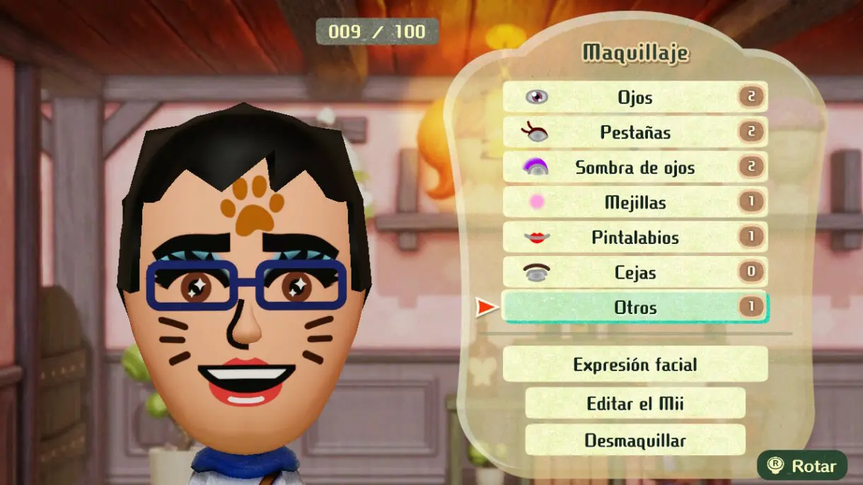 Miitopia maquillaje