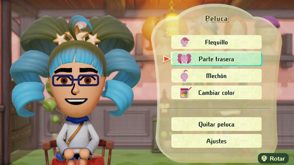 Miitopia peluca