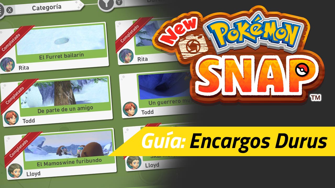 new pokemon snap encargos durus