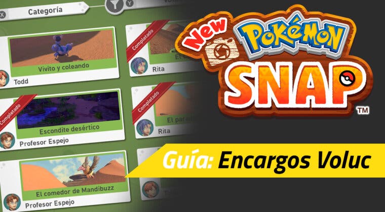 Imagen de Guía New Pokémon Snap - Todos los encargos de Voluc y cómo completarlos