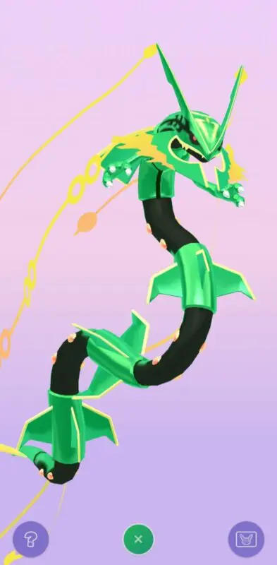 Pokemon HOME modelo 3D Mega-Rayquaza
