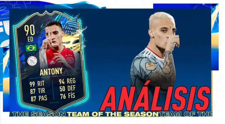Imagen de FIFA 21: análisis de Antony TOTS gratuito. ¿Una carta free to play imprescindible?
