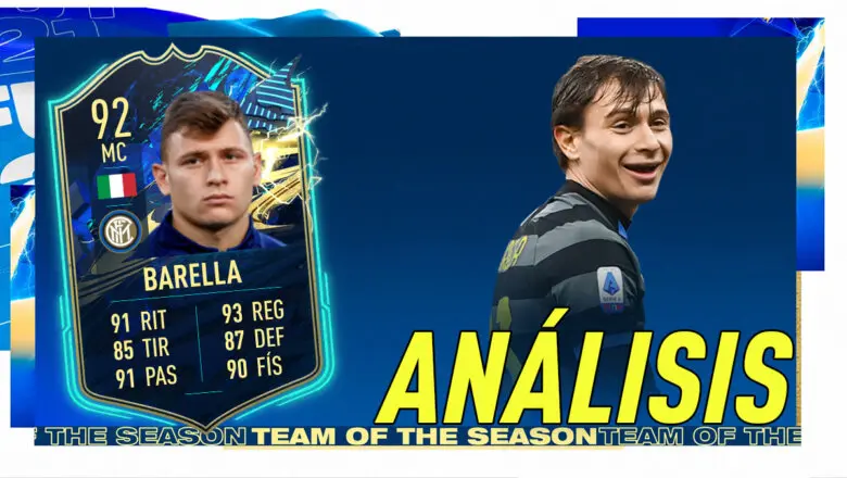 FIFA 21 Ultimate Team Análisis Barella TOTS