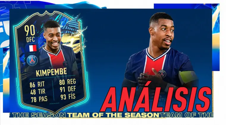 Imagen de FIFA 21: análisis de Kimpembe TOTS gratuito. ¿El segundo mejor central francés?