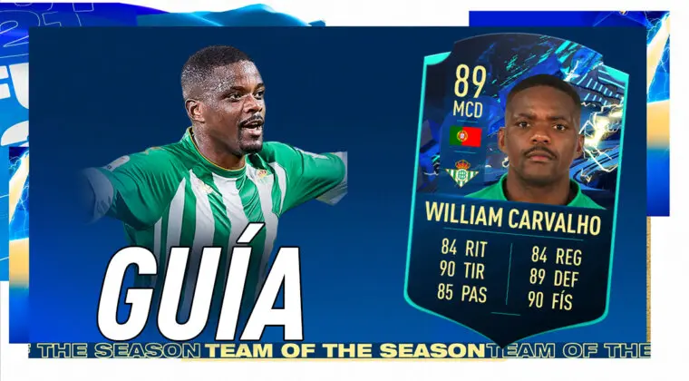Imagen de FIFA 21: guía para conseguir a William Carvalho TOTS Moments
