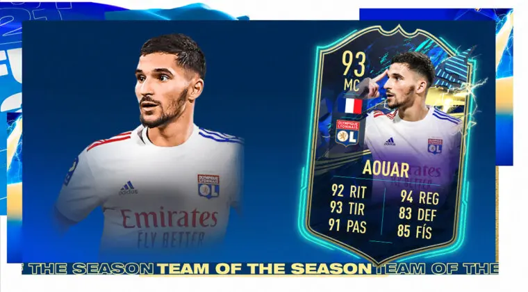 Imagen de FIFA 21: ¿Merece la pena Houssem Aouar TOTS? + Solución del SBC