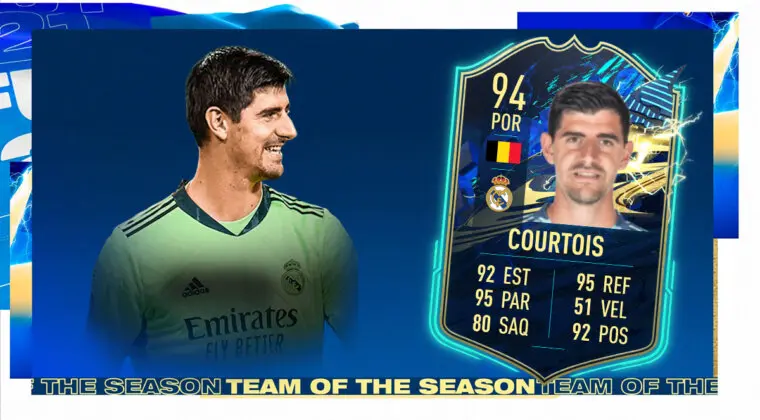 Imagen de FIFA 21: solución al SBC de Thibaut Courtois TOTS