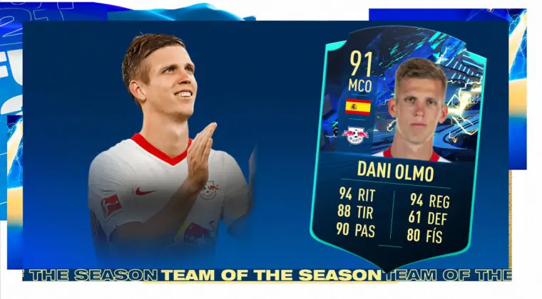 Imagen de FIFA 21: ¿Merece la pena Dani Olmo TOTS Moments? + Solución del SBC