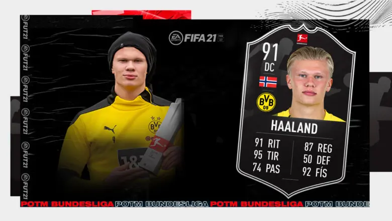 FIFA 21 Ultimate Team SBC Haaland POTM Bundesliga Abril