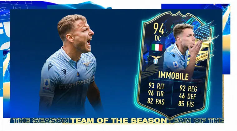 Imagen de FIFA 21: ¿Merece la pena Ciro Immobile TOTS? + Solución del SBC