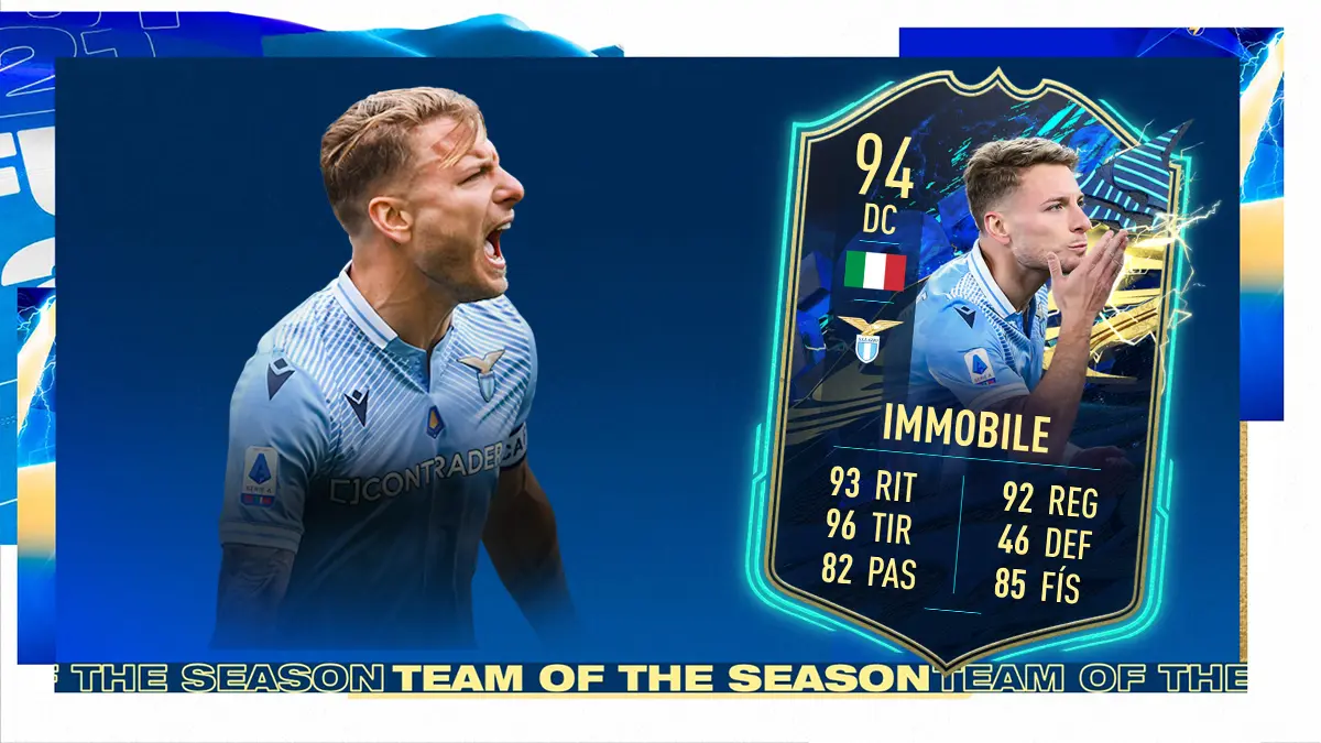 FIFA 21 Ultimate Team SBC Immobile TOTS
