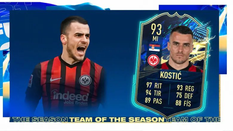 FIFA 21 Ultimate Team SBC Kostic TOTS