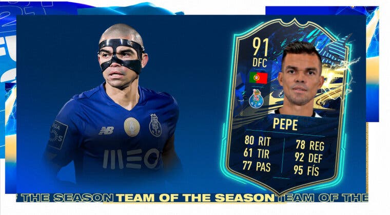Imagen de FIFA 21: ¿Merece la pena Pepe TOTS? + Solución del SBC