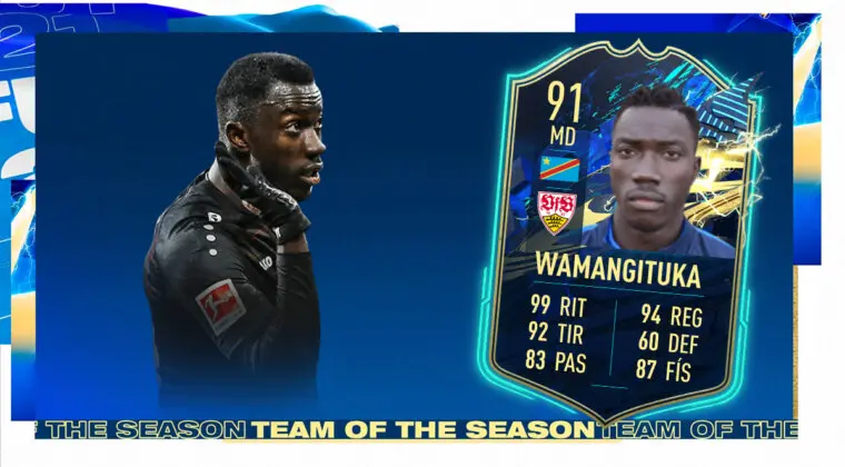 Imagen de FIFA 21: ¿Merece la pena Silas Wamangituka TOTS? + Solución del SBC