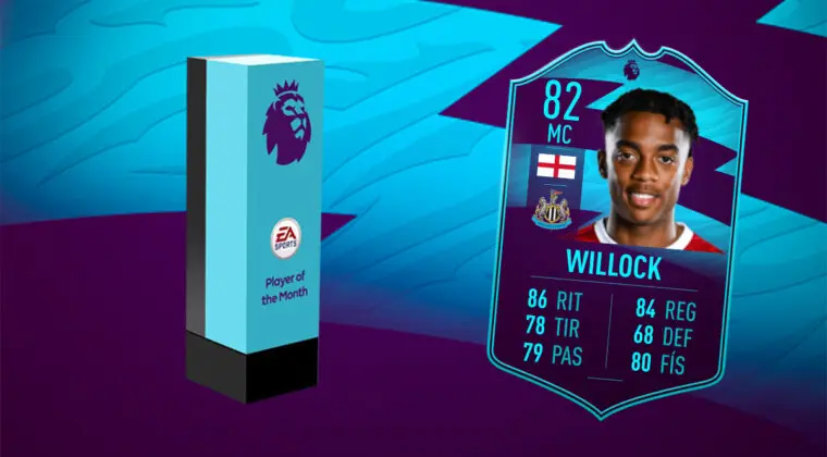 Imagen de FIFA 21: ¿Merece la pena Willock POTM de la Premier League? + Solución del SBC
