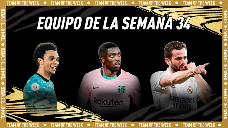 FIFA 21 Ultimate Team TOTW 34