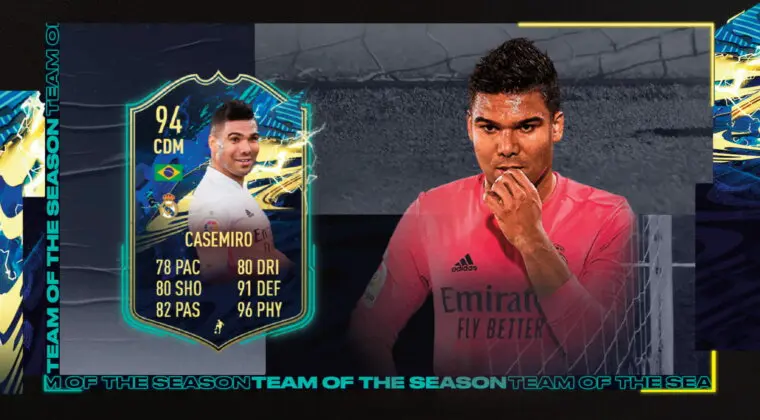 Imagen de FIFA 21: review de Casemiro TOTS. ¿Mejor que William Carvalho TOTS Moments?