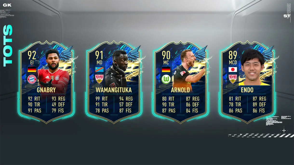 FIFA 21 Ultimate Team Predicción TOTS Bundesliga SBC´s o gratuitos