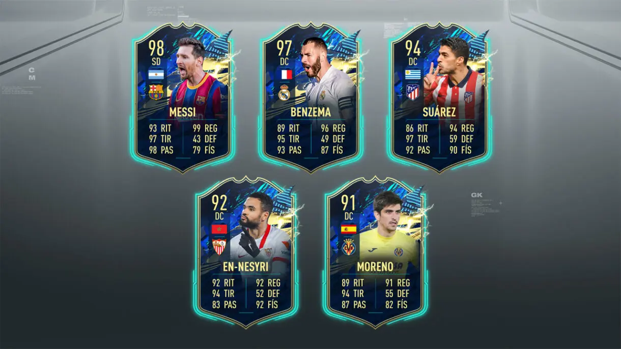 FIFA 21 Ultimate Team Predicción TOTS LaLiga Santander delanteros