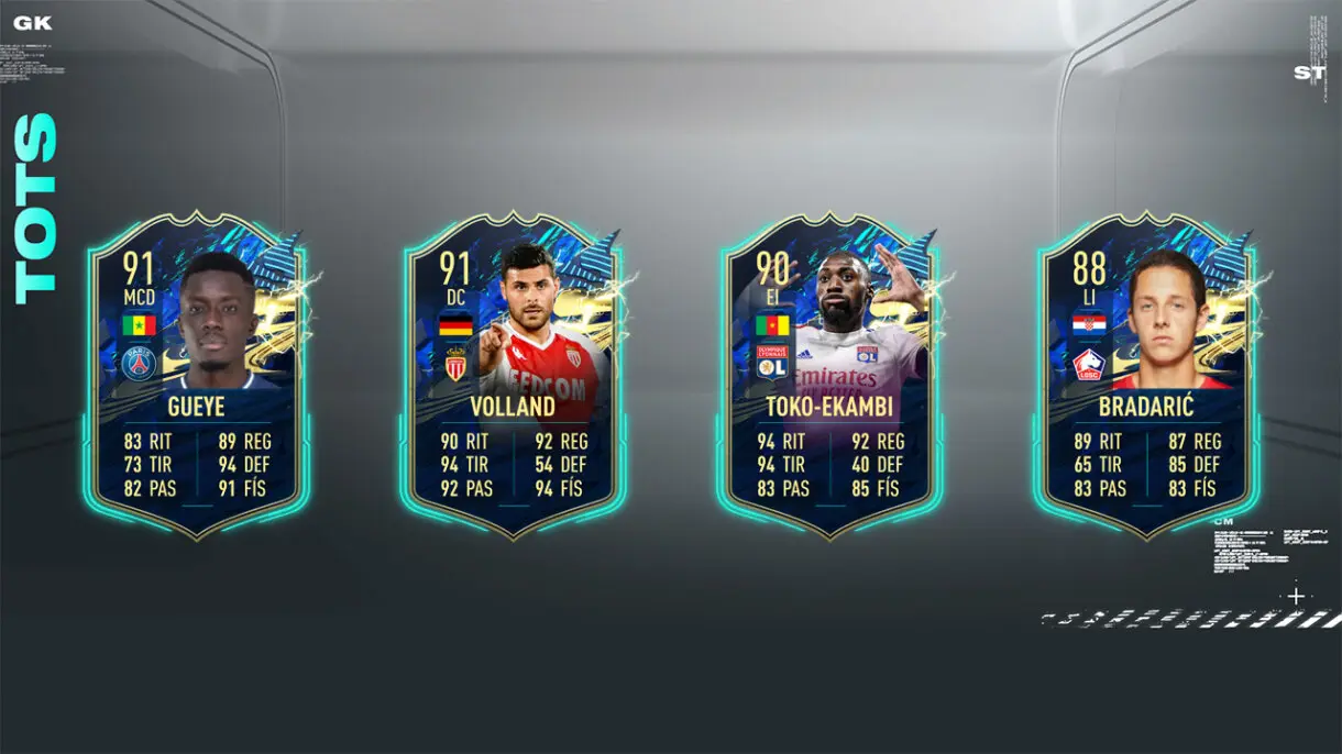 FIFA 21 Ultimate Team Predicción TOTS Ligue 1 Equipo de la Temporada. En SBC o free to play
