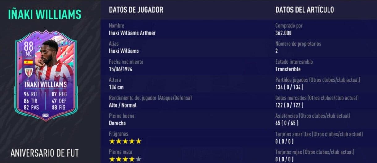 FIFA 21 Ultimate Team explicación jugadores "Primer Propietario" Academia de Ultimate Team 3