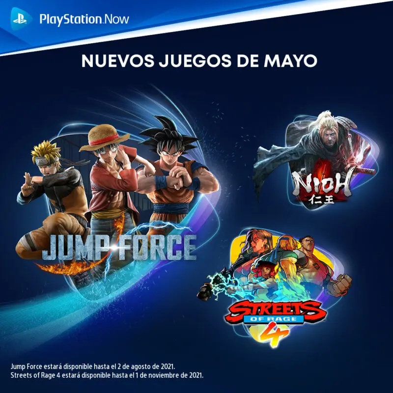 psnow juegos mayo