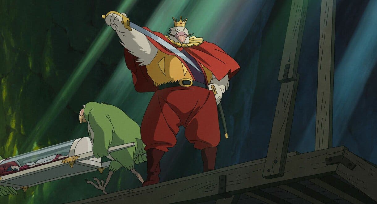 Rey Periquito El chico y la garza Studio Ghibli