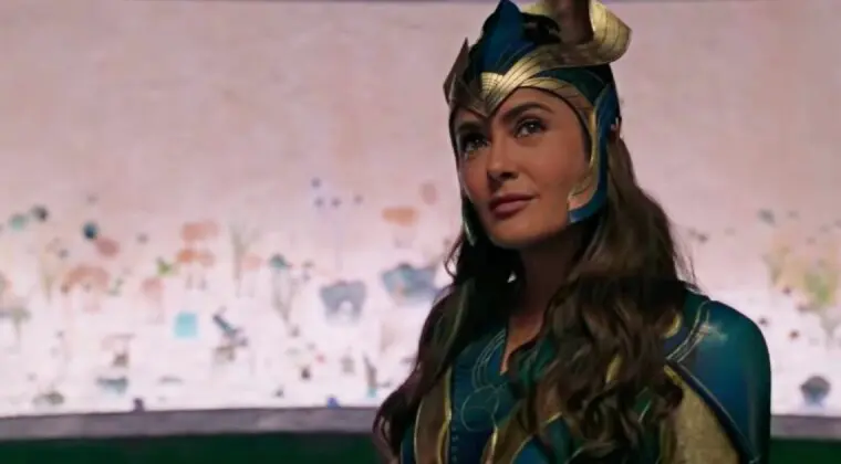 Imagen de Eternos: Salma Hayek explica por qué le aterrorizaba ponerse su disfraz